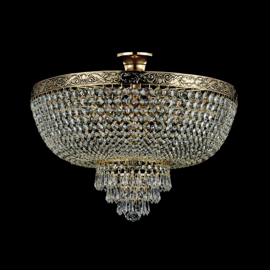 Lampadario Palace cristallo ottone 6xE27 Maytoni DIA890