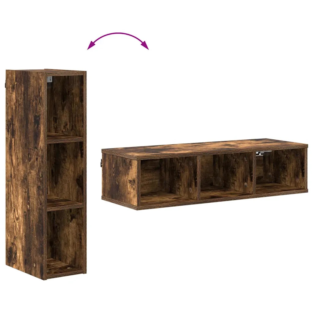 Armadio pensile Rovere fumé 20 x 29,5 x 80 cm Legno multistrato 884430