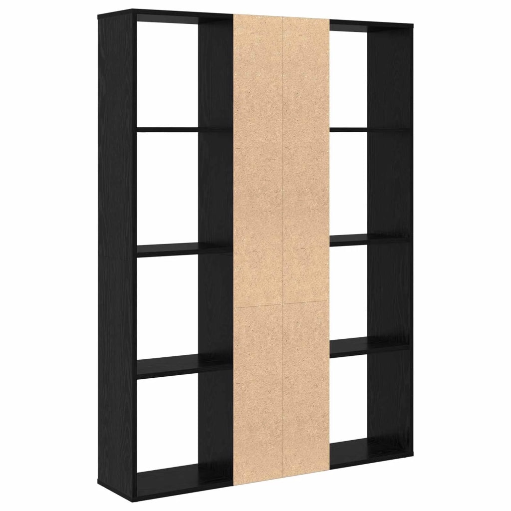 Divider per stanze Rovere Nero 100 x 24 x 140 cm 875012
