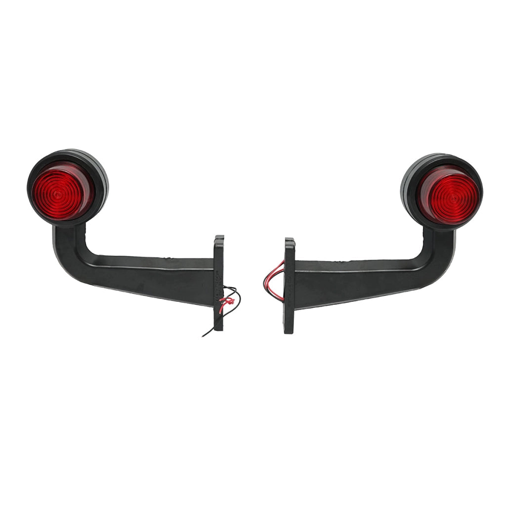 Set di luci di posizione laterali a LED con braccio 12-24V, rosso-bianco FR0157 Breckner Germany