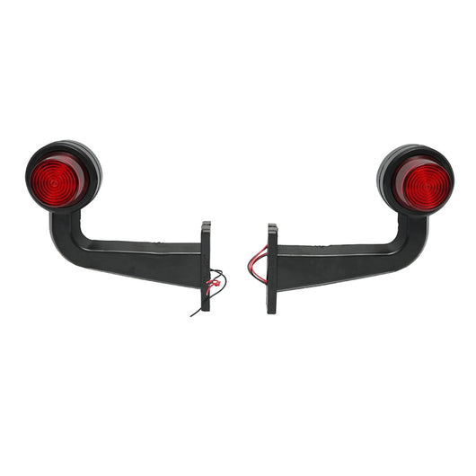 Set di luci di posizione laterali a LED con braccio 12-24V, rosso-bianco FR0157 Breckner Germany