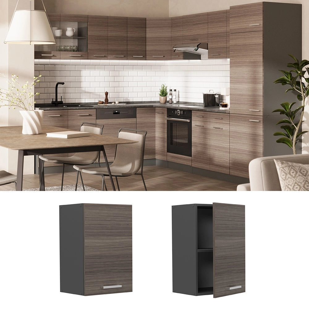 Pensile da cucina R-Line Grigio nobile/Antracite 40 cm Vicco