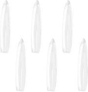Maniglie Autoadesive per Finestre, Porte e Cassetti - 6 Pezzi - Design Puntuto - Materiale PU Translucido - Ideali per Finestre, Porte e Cassetti - Facili da Pulire e Durissime