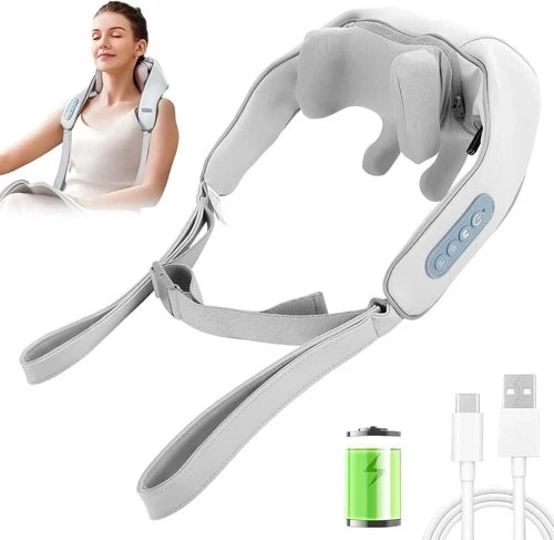 Massaggiatore Riscaldante Cervicale Professionale Collo Spalle Schiena Testa NEW