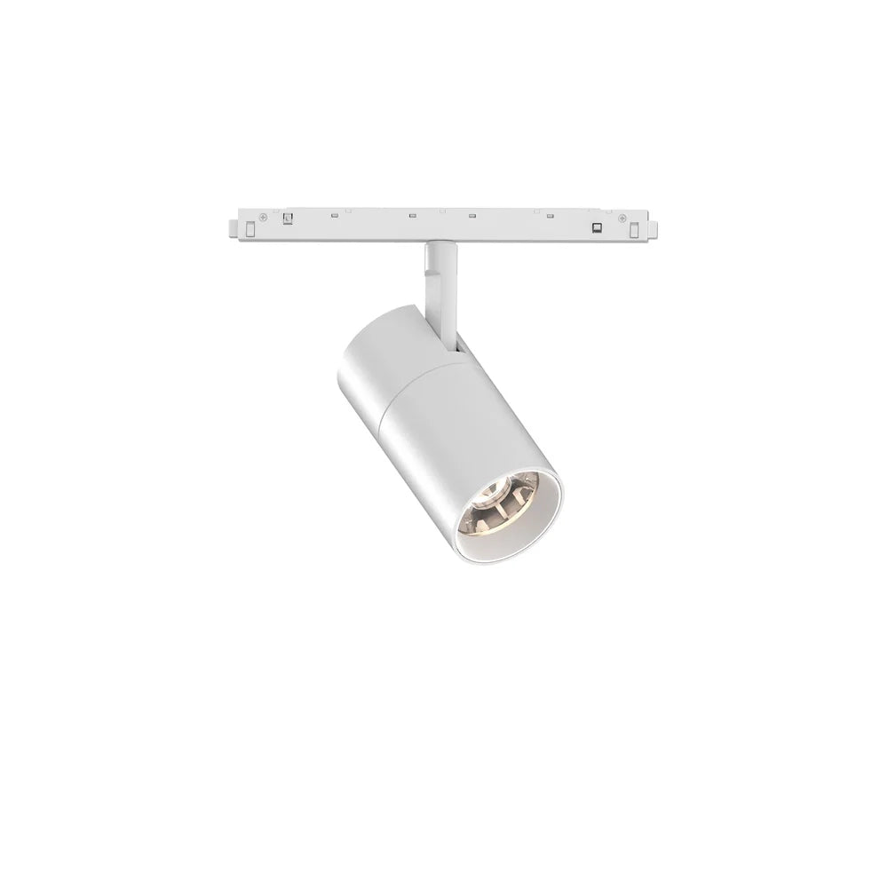 Faretto Binario Singolo Ego Alluminio Bianco 1 Luce 26W 3000K Luce Calda 1-10V