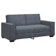 Divano | Divano da soggiorno | Sofa a 2 Posti grigio scuro180x78x84 cm in Velluto