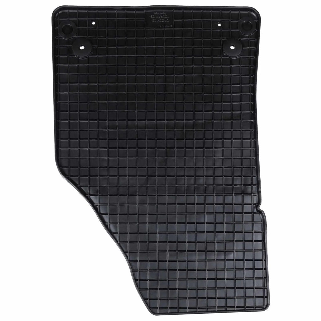 Tappetino per Auto 4 pz Nero Gomma CFW7611593