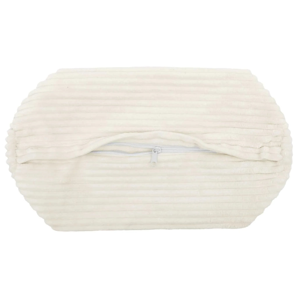 Federa 2 pcs HEERLEN Crema Ø 15 x 40 cm corduroy 923245