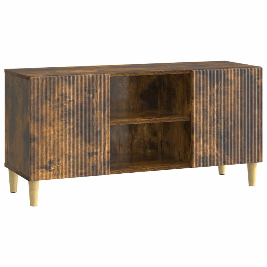 Mobile TV Rovere Fumo 102 x 34,5 x 50 cm Legno ingegnerizzato