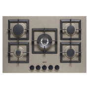Piani cottura da incasso elleci Plano 75 TCC 5 fuochi Granitek 43 Tortora PGSP75143CS