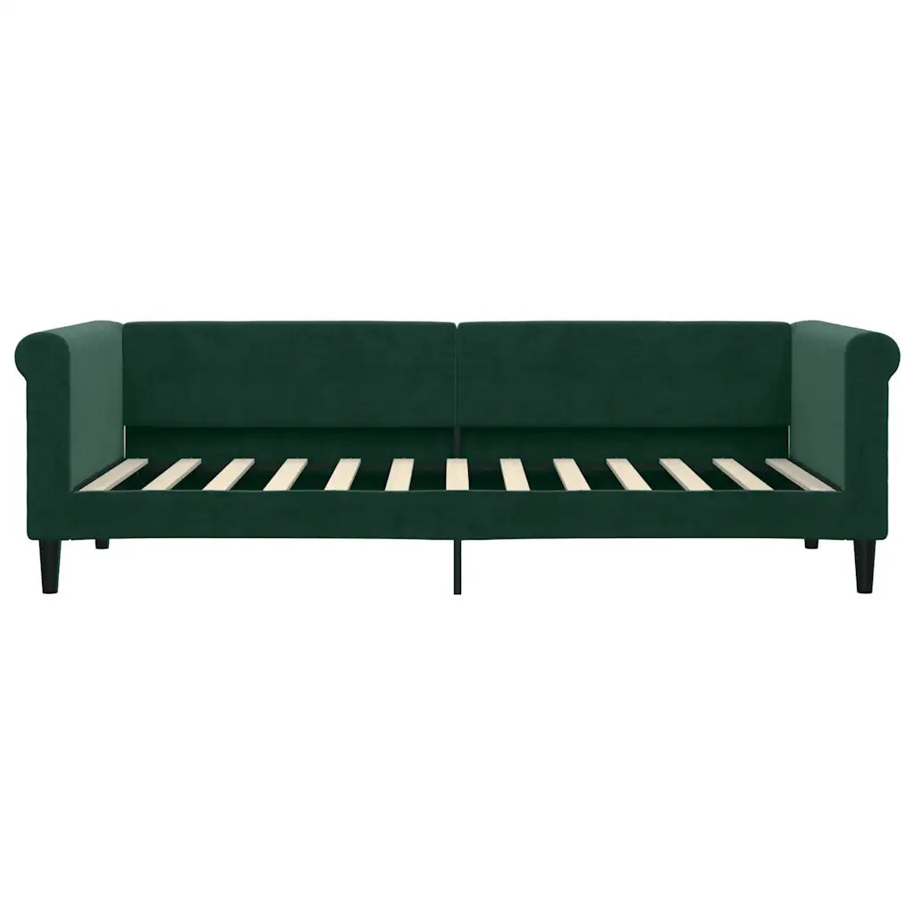 Letto da Giorno Verde Scuro 80x200 cm in Velluto 354239