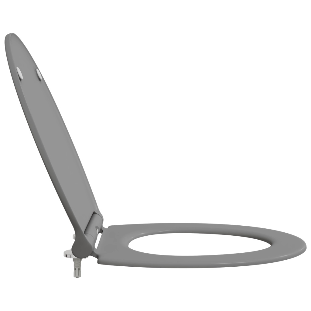 Toilette con Chiusura Morbida in Duroplast Grigia