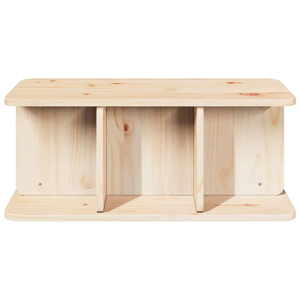 vidaXL Tavolino da salotto Naturale 80 x 39.5 x 33.5 cm