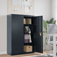 Armadio Classificatore Antracite 90x40x140 cm in Acciaio 339747