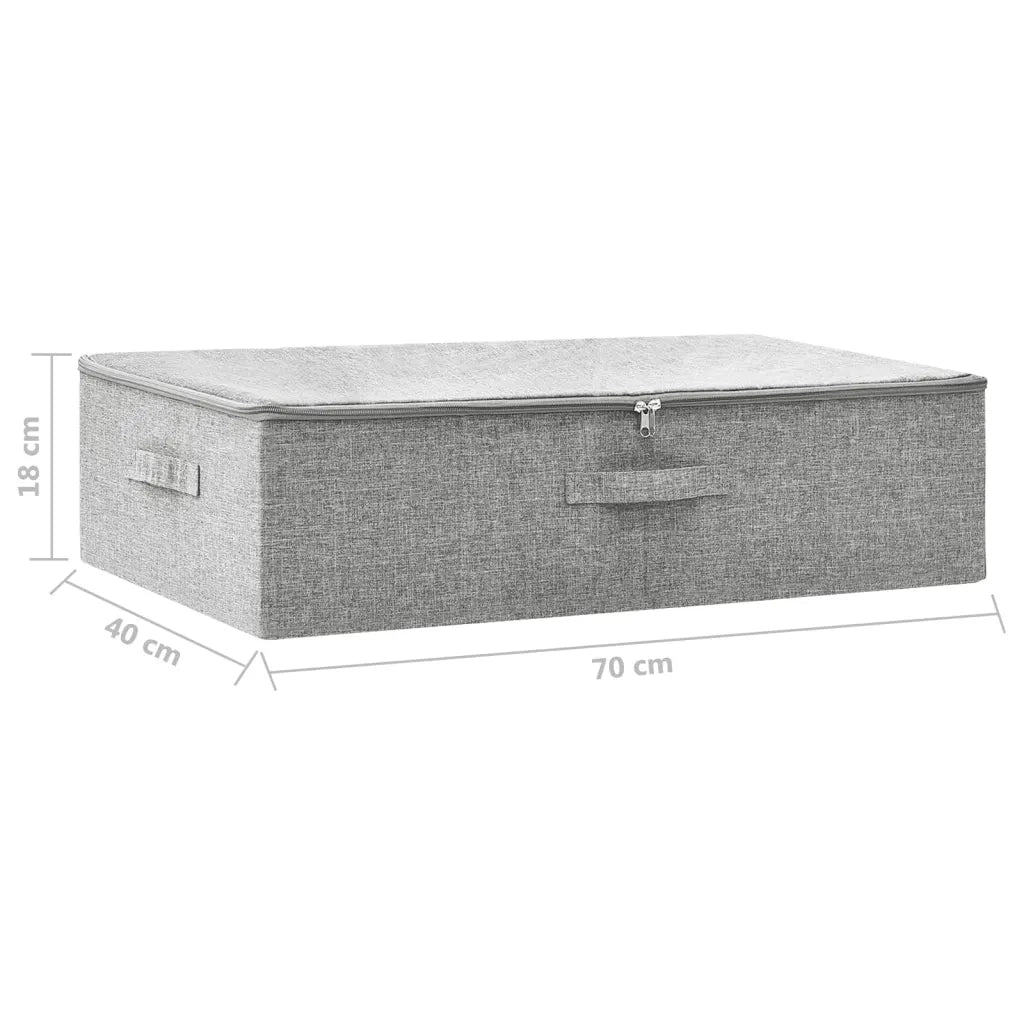 Scatola Portaoggetti 70x40x18 cm Grigio