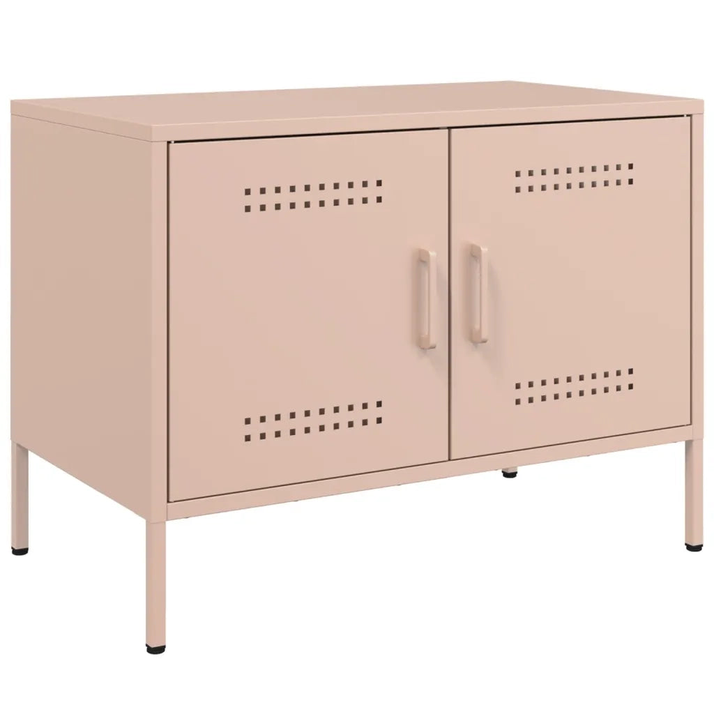 Mobile TV Rosa 68x39x50,5 cm in Acciaio 842936