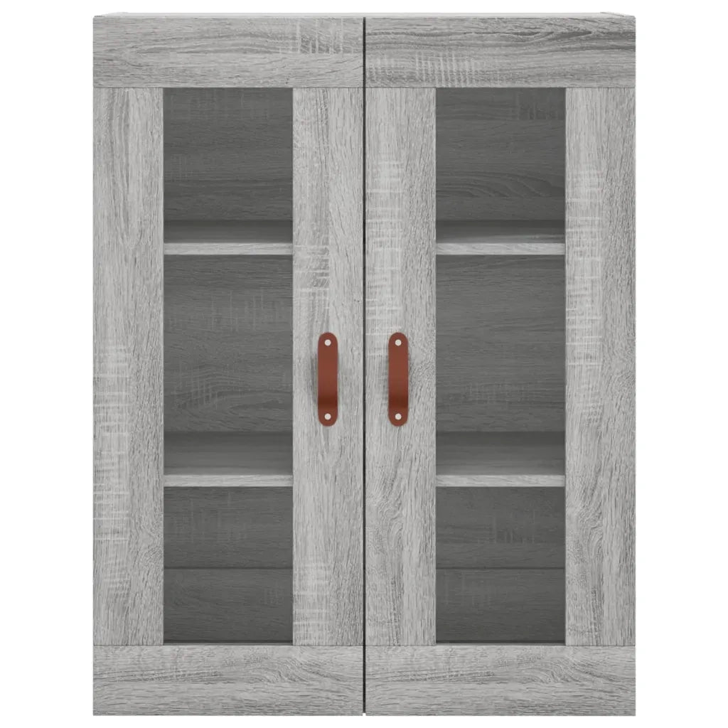 Credenza Grigio Sonoma 69,5x34x180 cm in Legno Multistrato 3198511