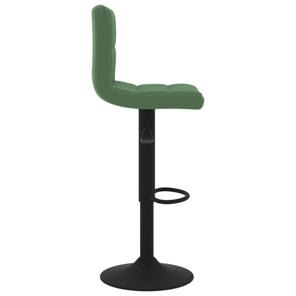 Sgabelli da Bar 2 pz Verde Scuro in Velluto cod mxl 55954