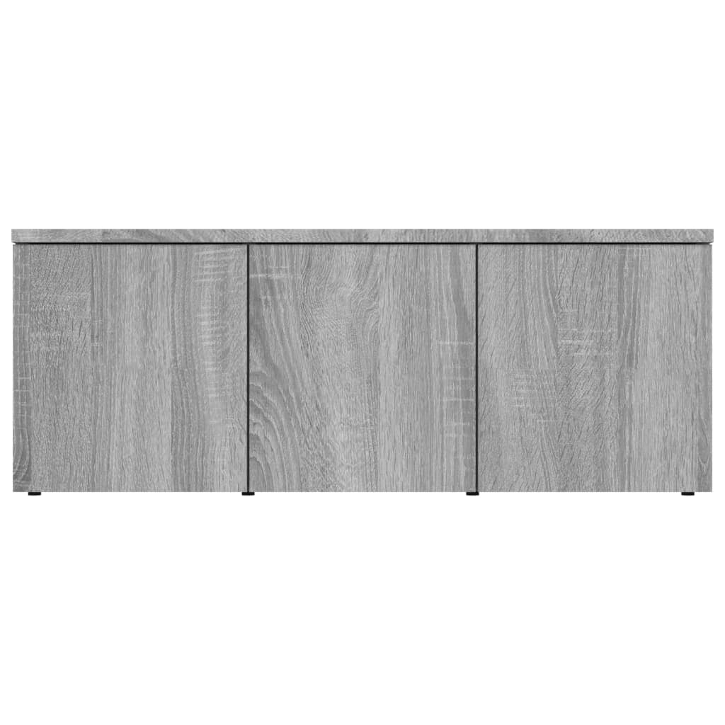 Mobile TV multimediale mensola TV credenza TV sala da pranzo soggiorno camera da letto Sonoma 80 x 34 x 30 cm legno ingegnerizzato grigio 02_0028454