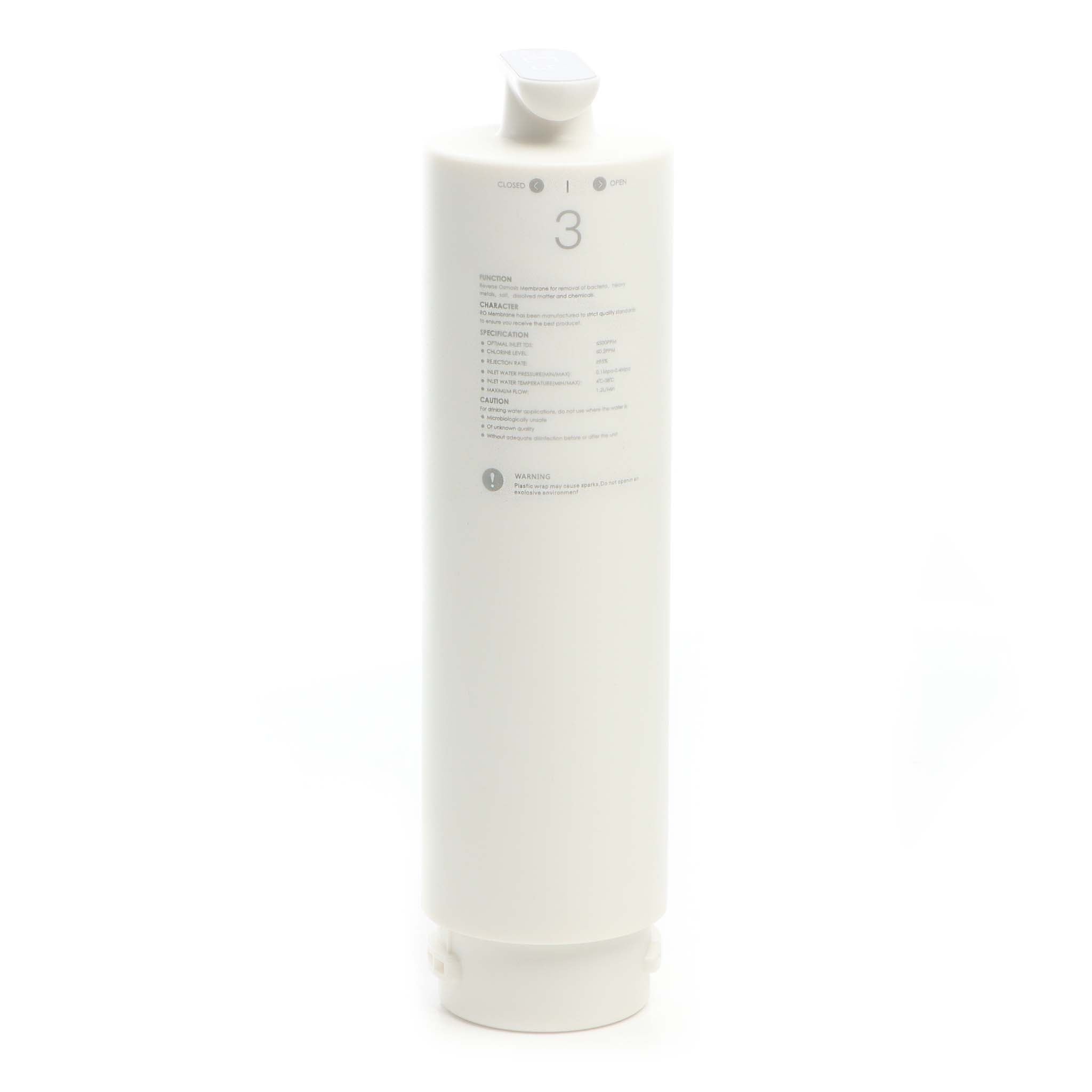 Naturewater RO-PAD2 Membrana di ricambio per sistemi a osmosi inversa 400GPD 1.520 l/giorno
