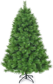 Albero di Natale Verde 1,8/2M, Albero di Natale Folto, Sintetico, Albero di Natale per Feste, Case, Uffici, Negozi, Bar, Supporto in Ferro, Rami Spessi