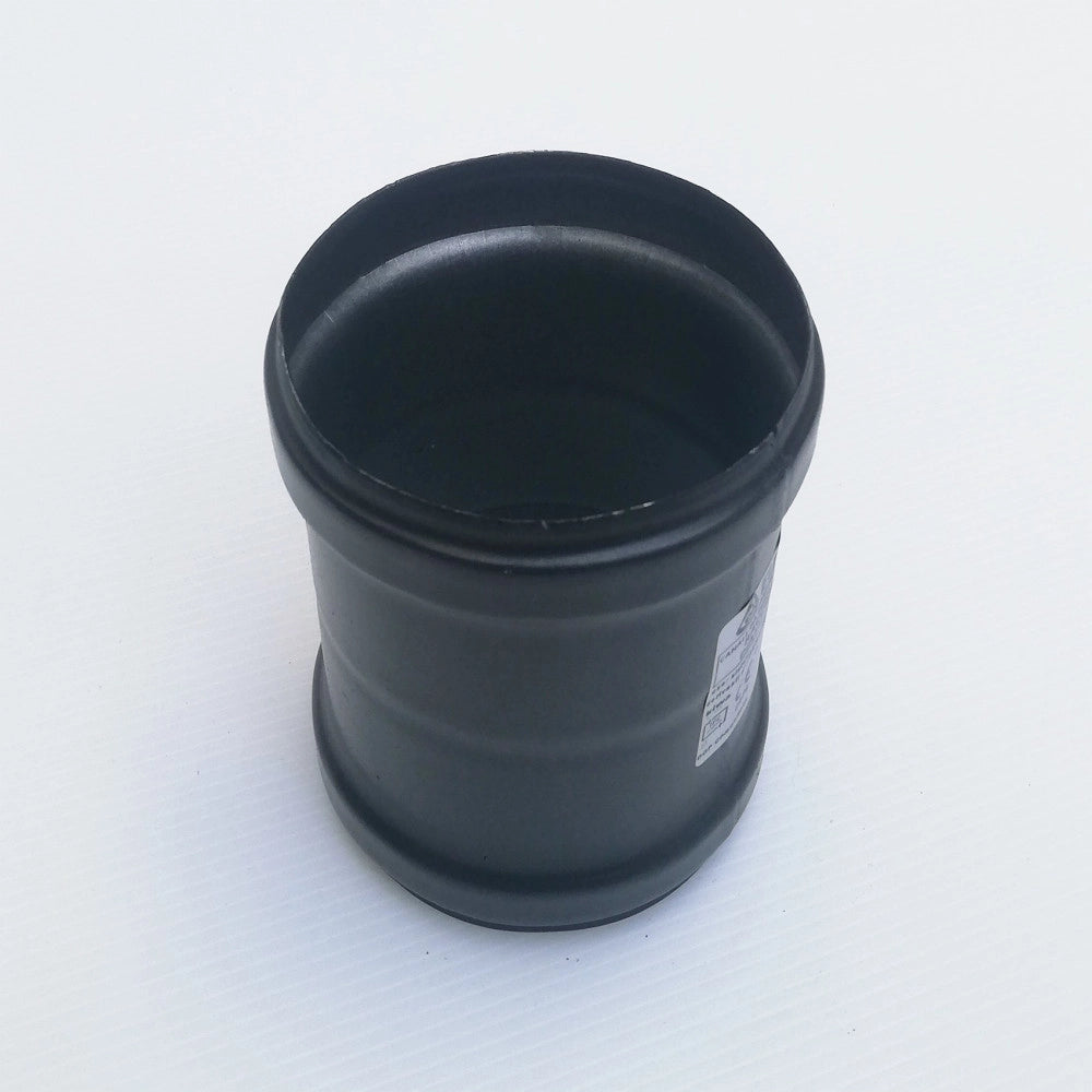 Tubo nero pellet giunzione manicotto ff da 80mm