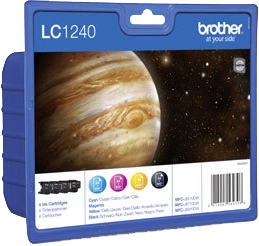 Brother LC-1240 Value Pack BK/C/M/Y