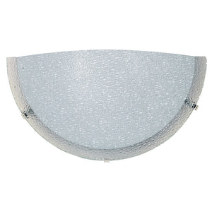 Applique 1xE27 Ganci Cromo Vetro Lastra Bianco E-Energy Gaia