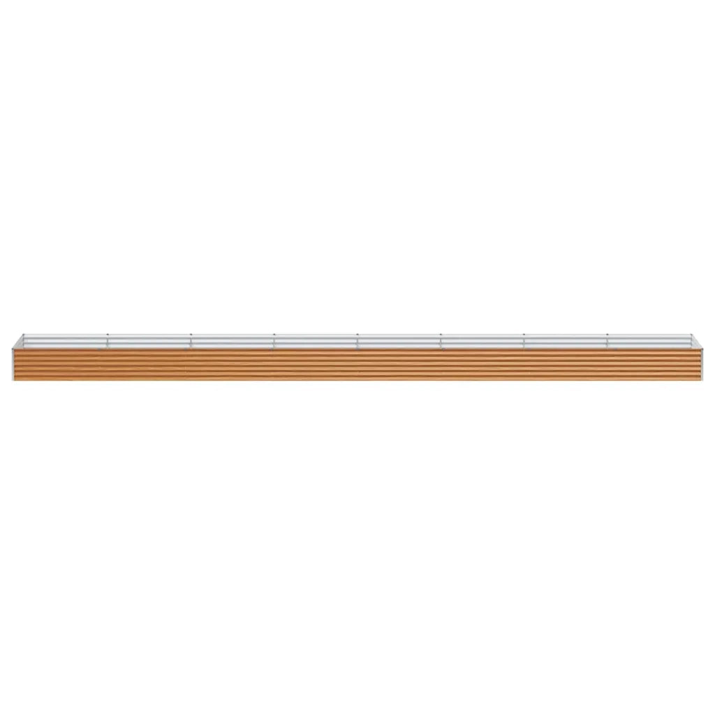 Fioriere | Cassetta per fiori | Letto rialzato da giardino 775 x 100 x 36 cm Acciaio zincato