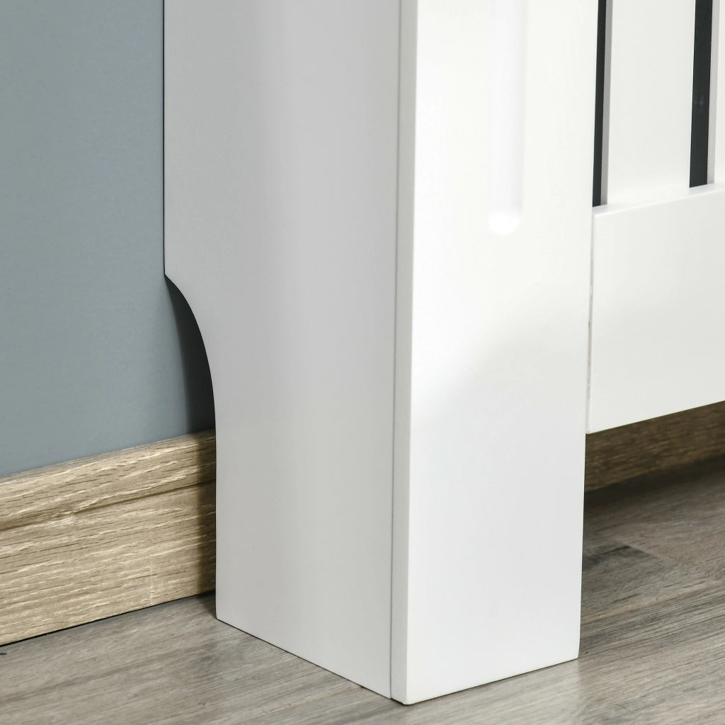 Copriradiatore in MDF per Salotto ¨C Minimal ¨C 78x19x83 cm Bianco