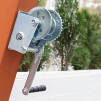 Verricello manuale 900kg 10m rapporto di trasmissione 4:1/8:1 argano a fune