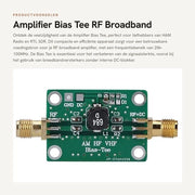 Amplificatore di Bias Tee - Amplificatore RF a larga banda - Compacto - Alimentazione coaxiale - 25k-100MHz