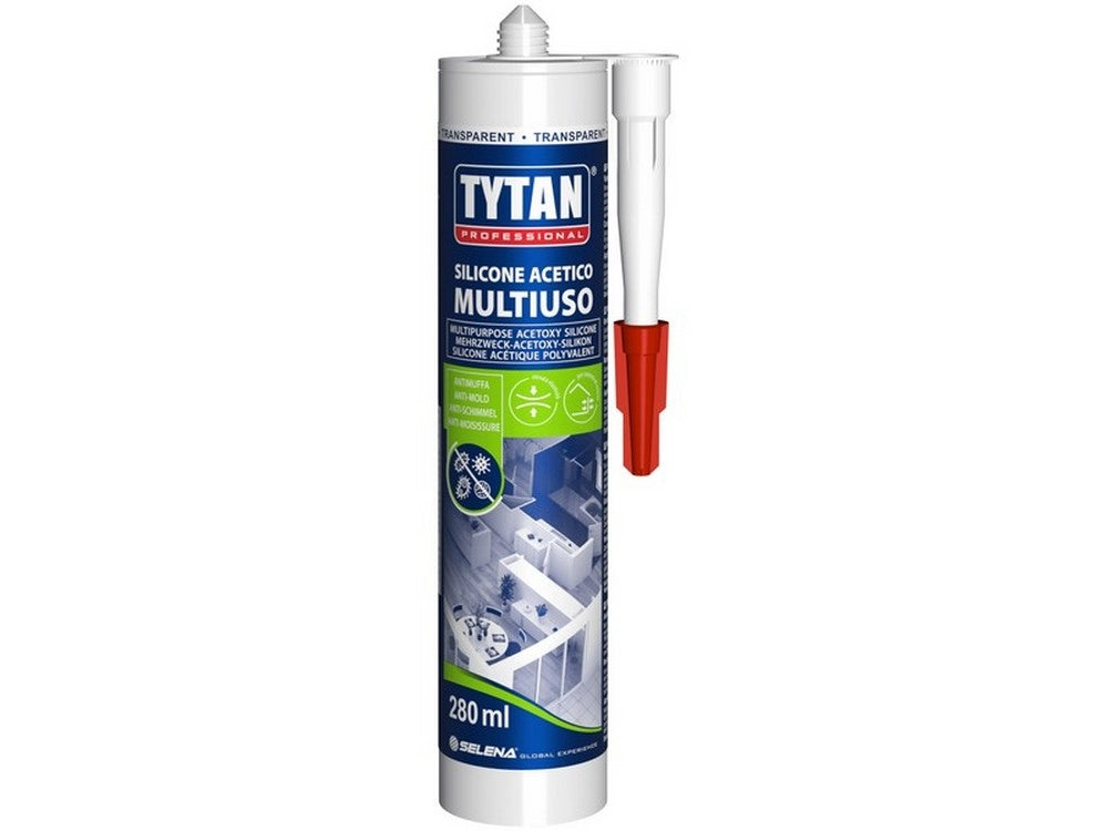 24pz silicone acetico universale multiuso  ml. 280 - trasparente cod:ferx.vit46336