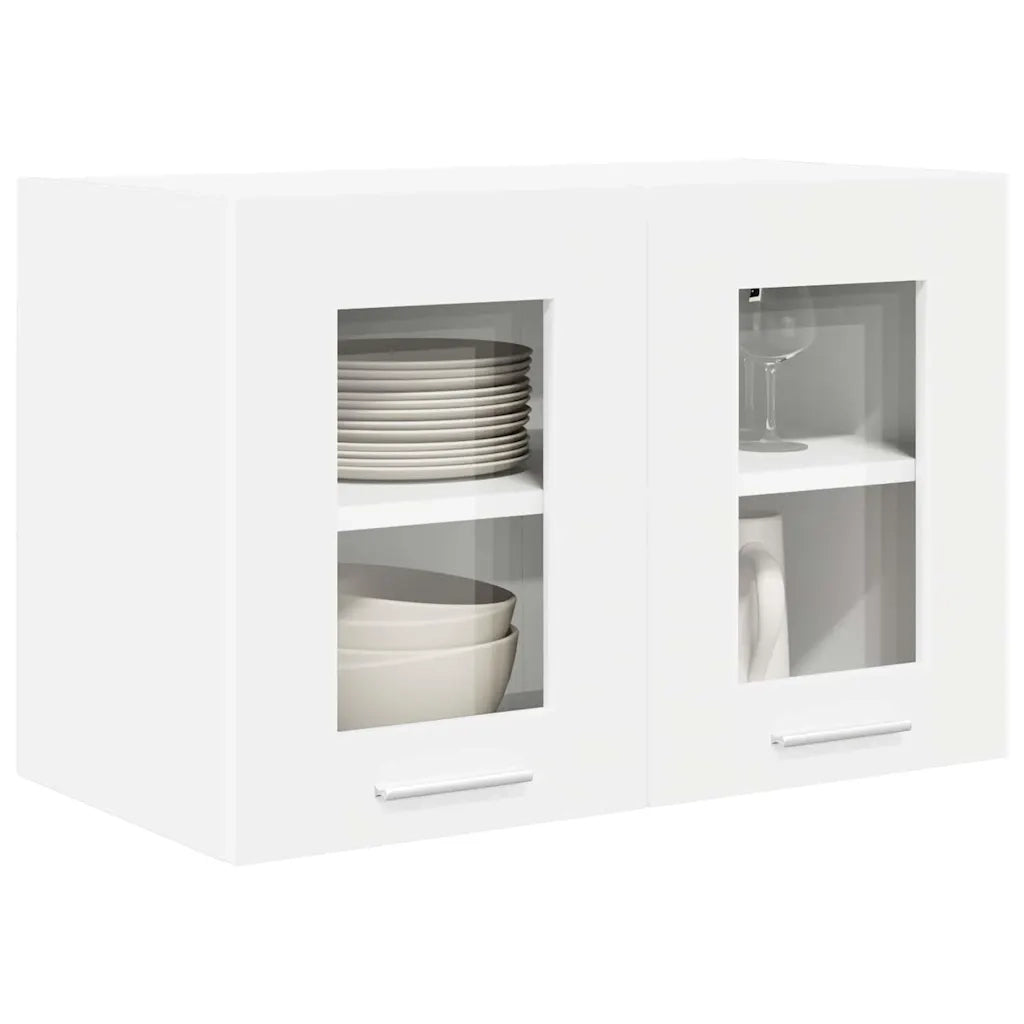 Armadio pensile 2 pcs Bianco 60 x 31 x 40 cm Legno multistrato