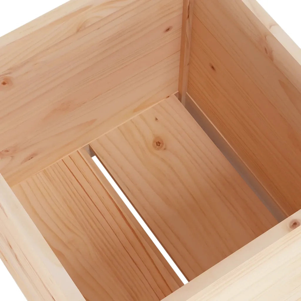 Fioriere da Giardino 2 pz 50x50x50 cm Legno Massello di Pino cod mxl 67243