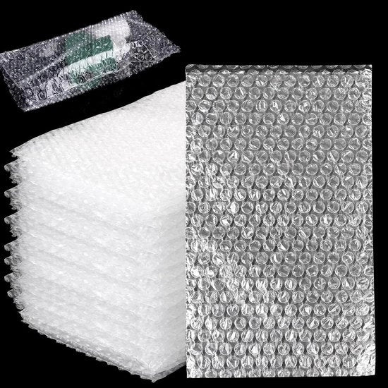 Sacchi di imballaggio a bolle 100 pezzi, trasparenti 15 x 25 cm, sacchetti di imballo a bolle, pellicola a bolle, materiali di imballaggio e materiale di confezione per spedizioni