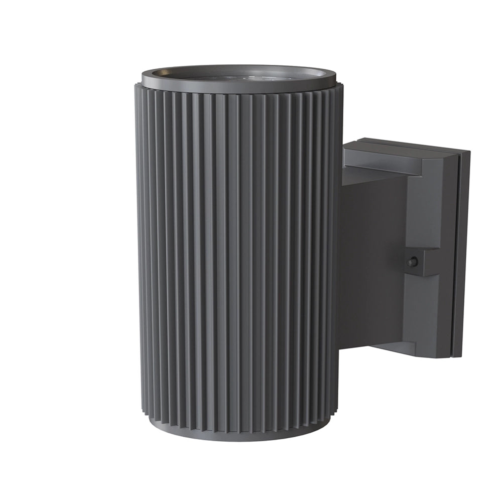 Lampada Da Parete Moderna Per Esterno Metallo Grigio Luce1E27 60W Ip54