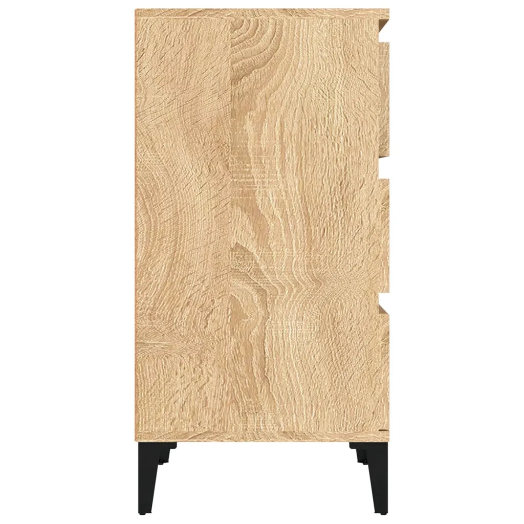 Comodino Rovere Sonoma 40x35x70 cm in Legno Multistrato 819671