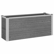 Letto rialzato da giardino Grigio 100 x 30 x 22 cm 42039084