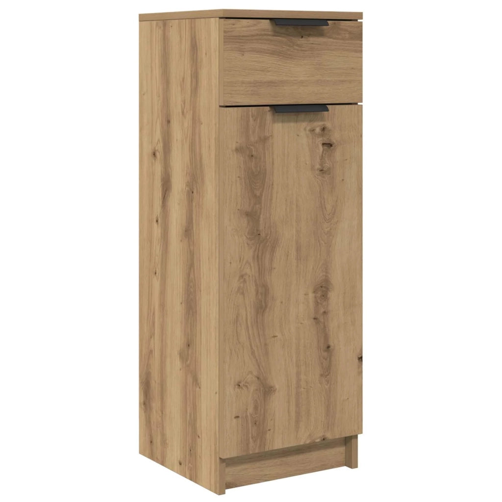 Set di mobili per il bagno con porta 5 pcs Rovere artigianale 3415888