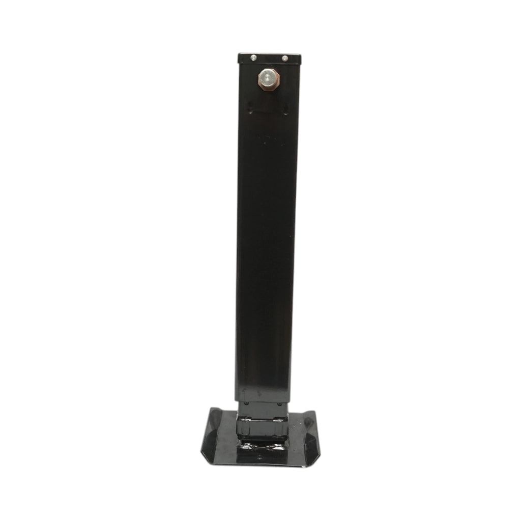 Piede di supporto per rimorchio regolabile con manovella, 71 cm, fissaggio laterale, carico massimo 5443 kg
