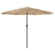 Ombrello | Parasolne Giardino con Palo in Acciaio Marrone 388x388x248 cm