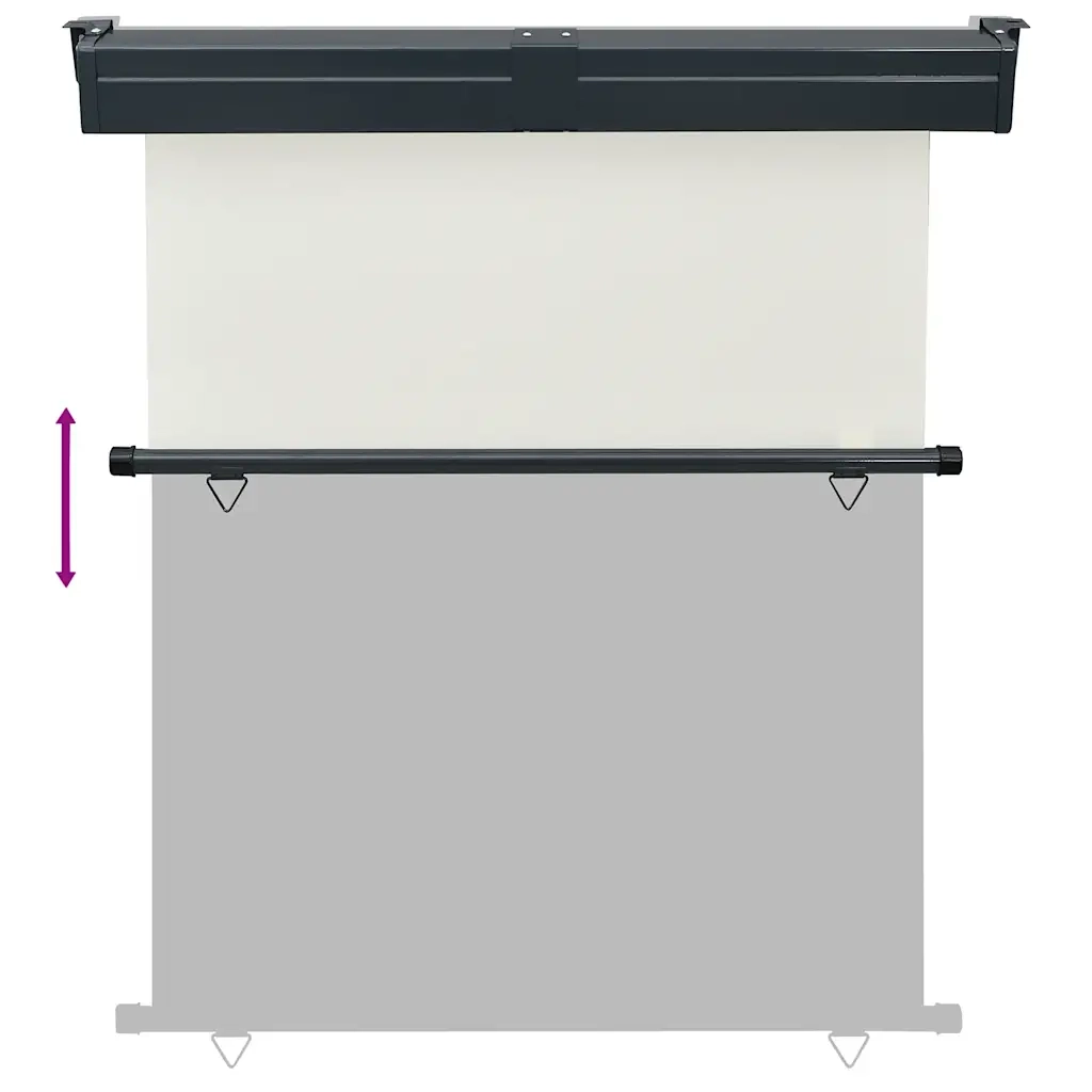 Tendalino Laterale per Balcone 145x250 cm Crema 48425