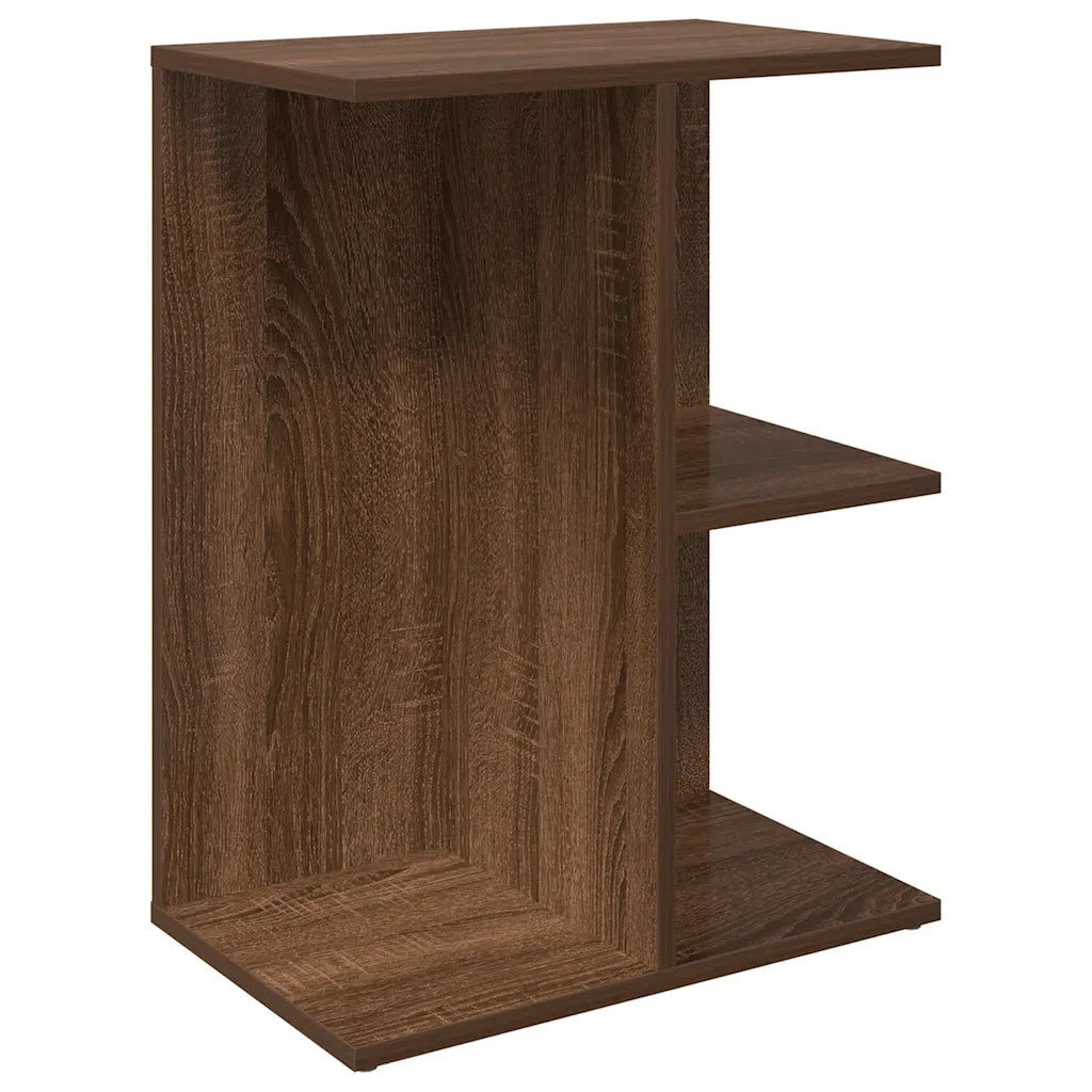 Set di 2 Comodini | Armadio da Notte | Mobiletto da notte Rovere Marrone 46,5x29x61 cm in Legno Multistrato