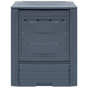 Compostiera da Giardino 60x60x73 cm 260 L Grigia CFW2638091
