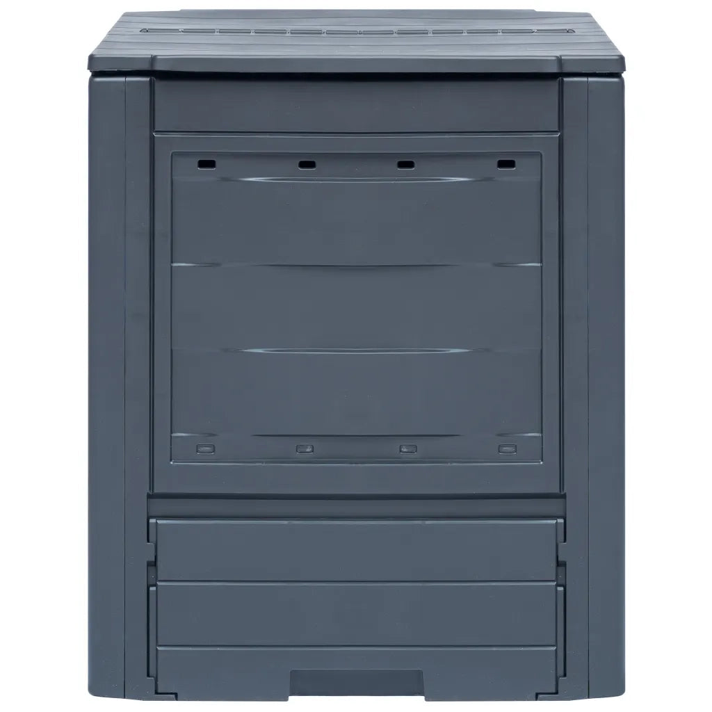 Compostiera da Giardino 60x60x73 cm 260 L Grigia CFW2638091