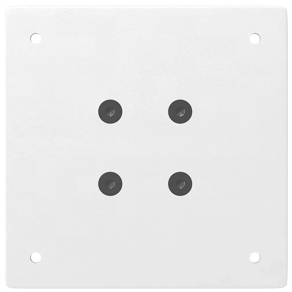 vidaXL Gambe per tavolo consolle 4 pz Bianche 72-74 cm Acciaio