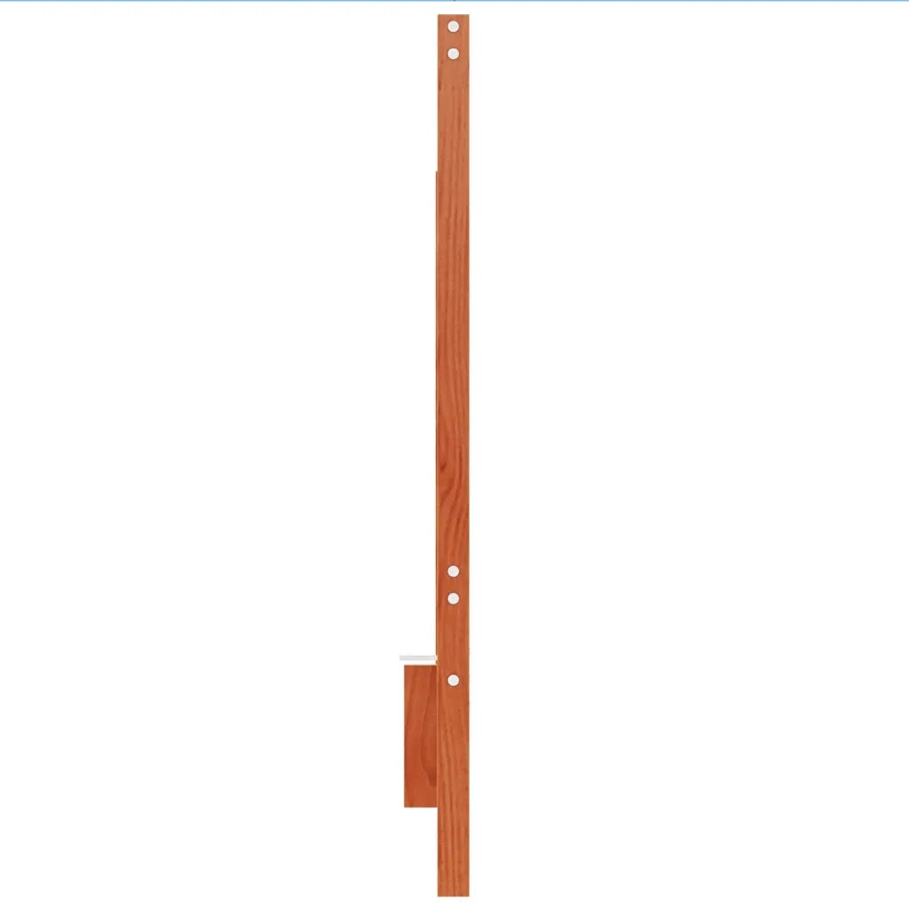 Testiera | Testata Marrone Cera 135 cm in Legno Massello di Pino