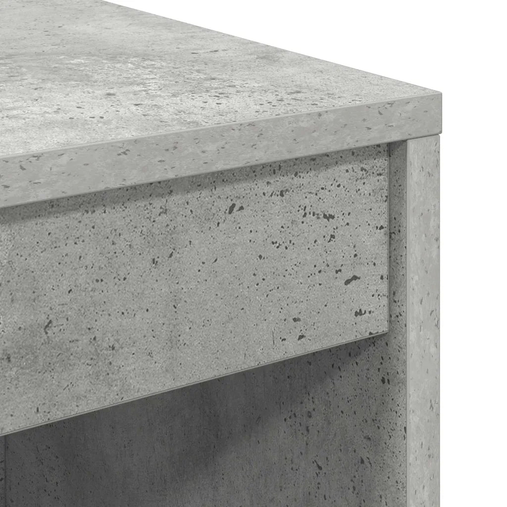 Scrivania | Tavolo da Ufficio Grigio cemento 70 x 40 x 76 cm