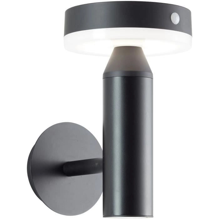 Applique da esterno - BRILLIANT - MAGUA - LED e solare - Metallo e plastica - 3,7 W - Nero